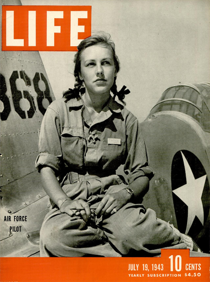 Air Force Pilot 19 Jul 1943 Copyright Life Magazine | Life Magazine BW Photo Covers 1936-1970