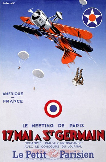 Air Propagande Meeting Paris St Germain | Vintage Ad and Cover Art 1891-1970