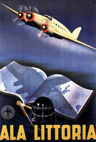 Ala Littoria 1939 | Vintage Travel Posters 1891-1970