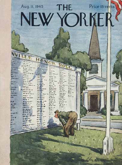 Alan Dunn The New Yorker 1945_08_11 Copyright | The New Yorker Graphic Art Covers 1925-1945