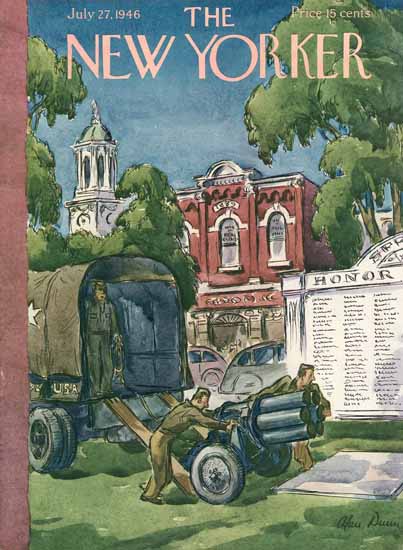 Alan Dunn The New Yorker 1946_07_27 Copyright | The New Yorker Graphic Art Covers 1946-1970