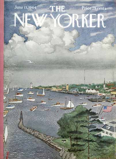 Albert Hubbell The New Yorker 1964_06_13 Copyright | The New Yorker Graphic Art Covers 1946-1970