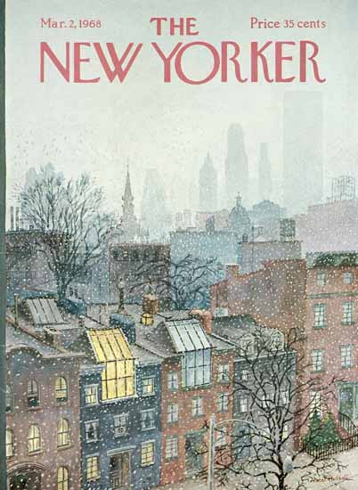 Albert Hubbell The New Yorker 1968_03_02 Copyright | The New Yorker Graphic Art Covers 1946-1970