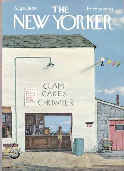 Albert Hubbell The New Yorker 1969_08_16 Copyright | The New Yorker Graphic Art Covers 1946-1970