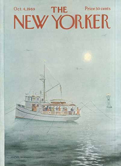 Albert Hubbell The New Yorker 1969_10_04 Copyright | The New Yorker Graphic Art Covers 1946-1970