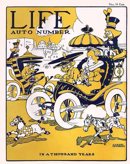 Albert Levering Life Humor Magazine 1905-01-19 Copyright | Life Magazine Graphic Art Covers 1891-1936