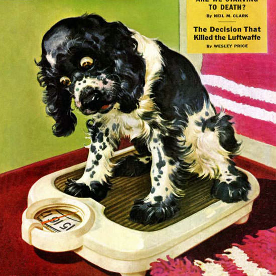 Albert Staehle Butch Saturday Evening Post 1945_09_01 Copyright crop | Best of 1940s Ad and Cover Art