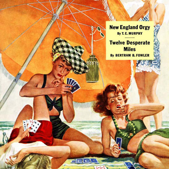 Alex Ross Saturday Evening Post At the Beach 1943_08_28 Copyright crop | Best of Vintage Cover Art 1900-1970