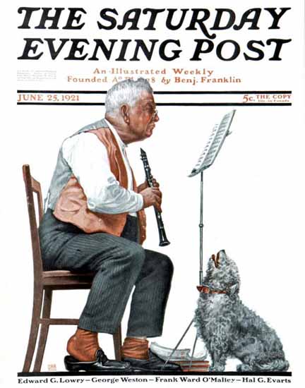 Alfred E Orr Saturday Evening Post 1921_06_25 | The Saturday Evening Post Graphic Art Covers 1892-1930