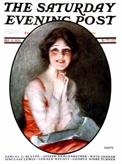 Alfredo Galli Artist Saturday Evening Post 1920_12_11 | The Saturday Evening Post Graphic Art Covers 1892-1930