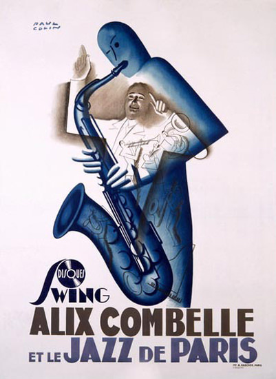 Alix Combelle Jazz De Paris Saxophone Paul Colin | Mad Men Art ...
