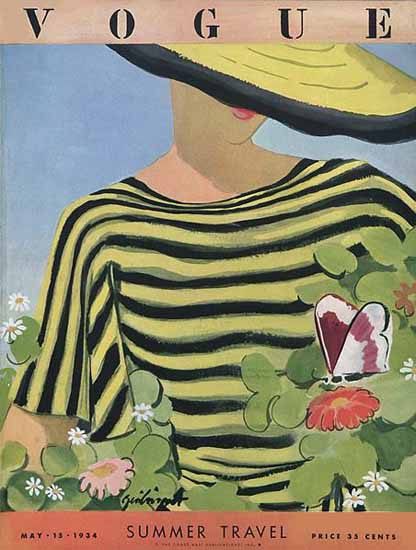 Alix Zeilinger Vogue Cover 1934-05-15 Copyright | Vogue Magazine Graphic Art Covers 1902-1958