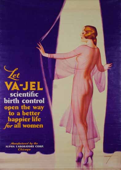 Alpha Laboratory VA-JEL Birth Control George Petty Sex Appeal | Sex Appeal Vintage Ads and Covers 1891-1970