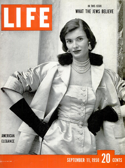 American Elegance 11 Sep 1950 Copyright Life Magazine | Life Magazine BW Photo Covers 1936-1970