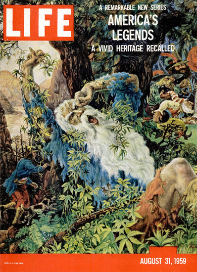 American Legends a Vivid Heritage 31 Aug 1959 Copyright Life Magazine | Life Magazine Color Photo Covers 1937-1970