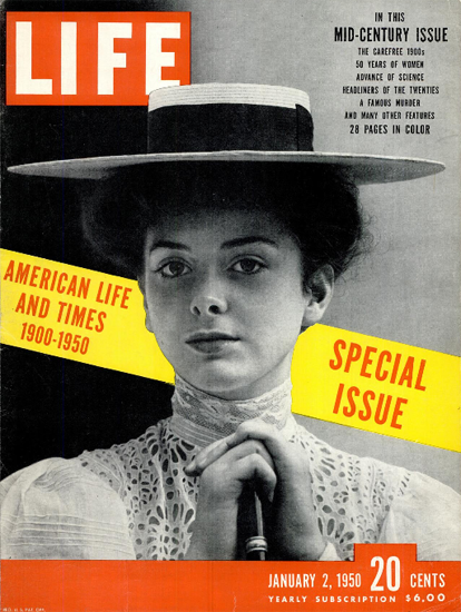 American Life and Times 1900-1950 2 Jan 1950 Copyright Life Magazine | Life Magazine BW Photo Covers 1936-1970