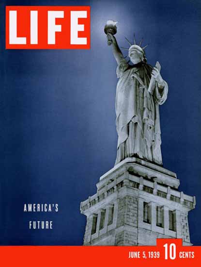 Americas Future 5 Jun 1939 Copyright Life Magazine | Life Magazine Color Photo Covers 1937-1970