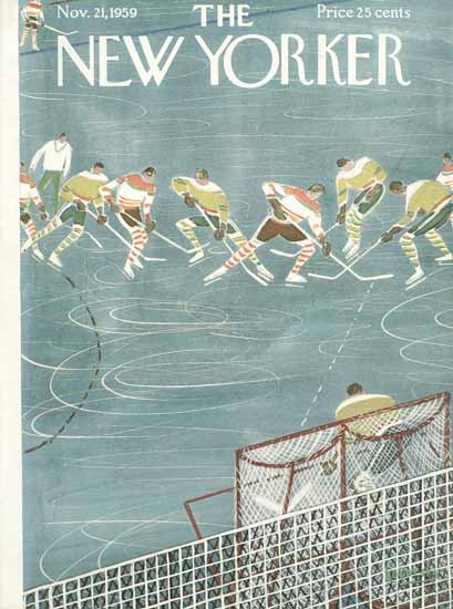 Anatol Kovarsky The New Yorker 1959_11_21 Copyright | The New Yorker Graphic Art Covers 1946-1970