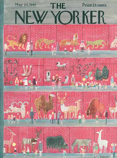 Anatol Kovarsky The New Yorker 1961_05_20 Copyright | The New Yorker Graphic Art Covers 1946-1970