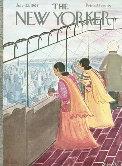 Anatol Kovarsky The New Yorker 1961_07_22 Copyright | The New Yorker Graphic Art Covers 1946-1970