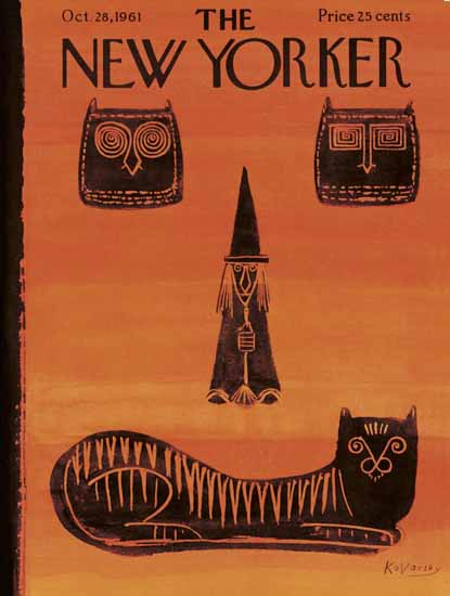 Anatol Kovarsky The New Yorker 1961_10_28 Copyright | The New Yorker Graphic Art Covers 1946-1970