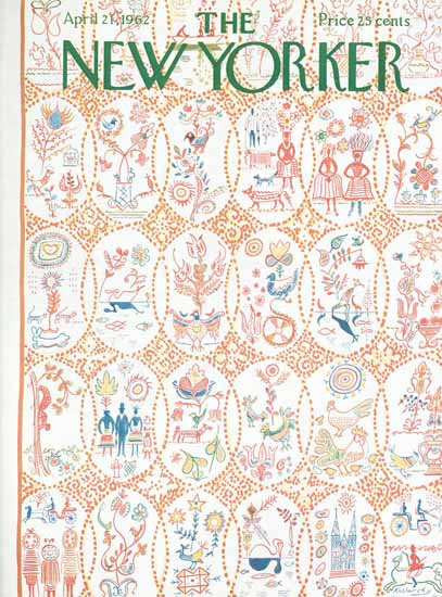 Anatol Kovarsky The New Yorker 1962_04_21 Copyright | The New Yorker Graphic Art Covers 1946-1970