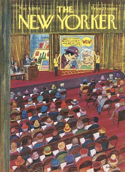 Anatol Kovarsky The New Yorker 1964_05_09 Copyright | The New Yorker Graphic Art Covers 1946-1970