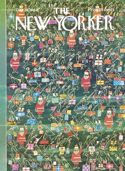 Anatol Kovarsky The New Yorker 1964_12_19 Copyright | The New Yorker Graphic Art Covers 1946-1970