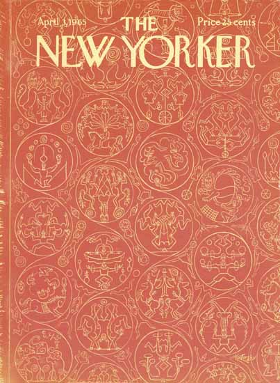 Anatol Kovarsky The New Yorker 1965_04_03 Copyright | The New Yorker Graphic Art Covers 1946-1970