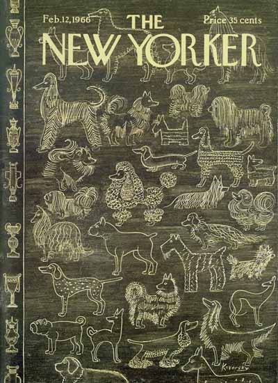 Anatol Kovarsky The New Yorker 1966_02_12 Copyright | The New Yorker Graphic Art Covers 1946-1970