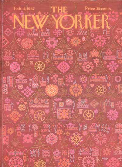 Anatol Kovarsky The New Yorker 1967_02_11 Copyright | The New Yorker Graphic Art Covers 1946-1970