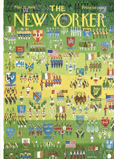 Anatol Kovarsky The New Yorker 1969_03_15 Copyright | The New Yorker Graphic Art Covers 1946-1970