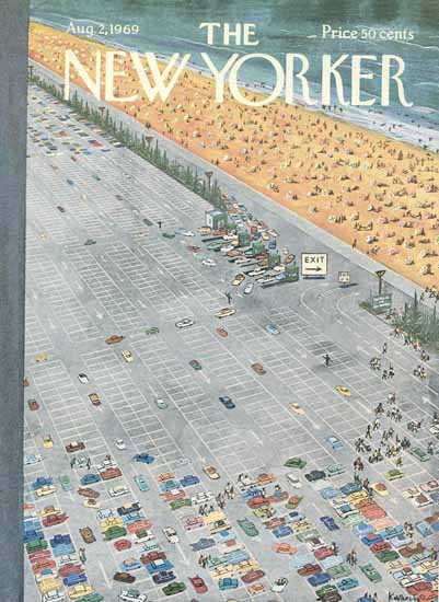 Anatol Kovarsky The New Yorker 1969_08_02 Copyright | The New Yorker Graphic Art Covers 1946-1970