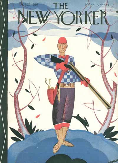 Andre De Schaub The New Yorker 1926_10_23 Copyright | The New Yorker Graphic Art Covers 1925-1945