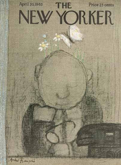 Andre Francois The New Yorker 1963_04_20 Copyright | The New Yorker Graphic Art Covers 1946-1970