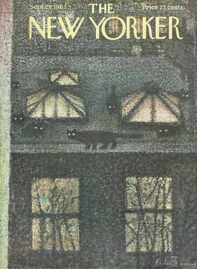 Andre Francois The New Yorker 1963_09_28 Copyright | The New Yorker Graphic Art Covers 1946-1970