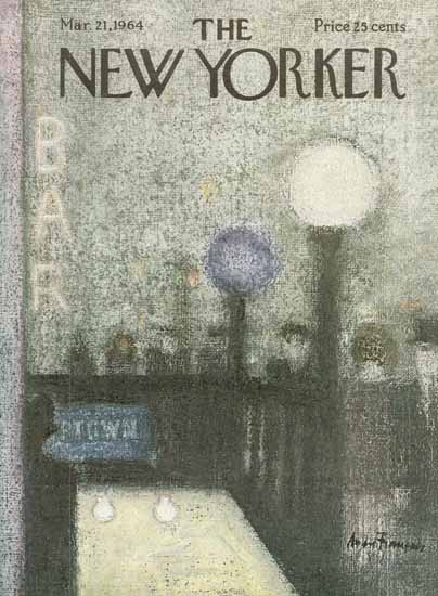 Andre Francois The New Yorker 1964_03_21 Copyright | The New Yorker Graphic Art Covers 1946-1970