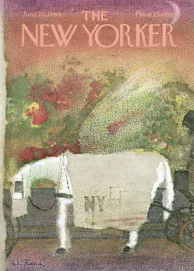 Andre Francois The New Yorker 1964_06_20 Copyright | The New Yorker Graphic Art Covers 1946-1970