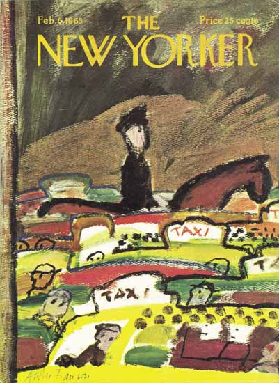 Andre Francois The New Yorker 1965_02_06 Copyright | The New Yorker Graphic Art Covers 1946-1970