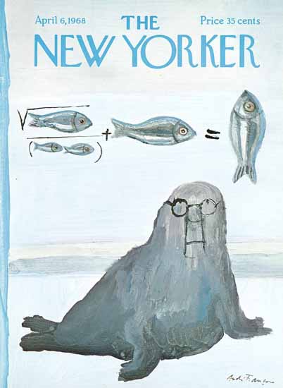 Andre Francois The New Yorker 1968_04_06 Copyright | The New Yorker Graphic Art Covers 1946-1970