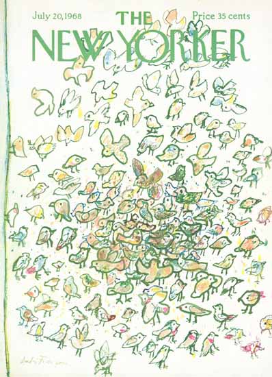 Andre Francois The New Yorker 1968_07_20 Copyright | The New Yorker Graphic Art Covers 1946-1970