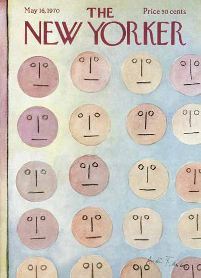 Andre Francois The New Yorker 1970_05_16 Copyright | The New Yorker Graphic Art Covers 1946-1970