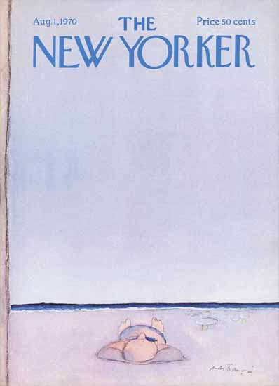 Andre Francois The New Yorker 1970_08_01 Copyright | The New Yorker Graphic Art Covers 1946-1970