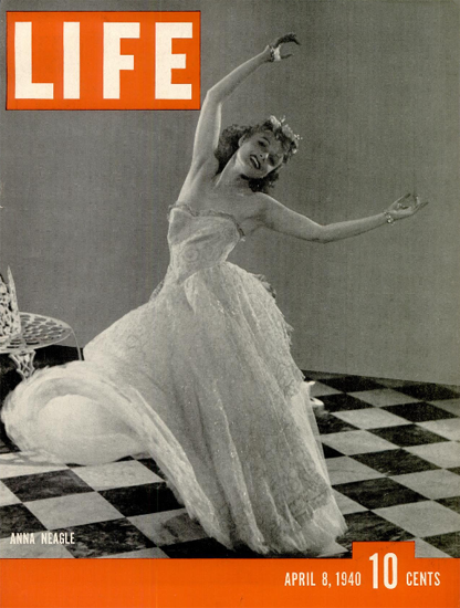 Anna Neagle 8 Apr 1940 Copyright Life Magazine | Life Magazine BW Photo Covers 1936-1970