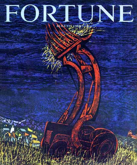 Antonio Frasconi Fortune Magazine August 1950 Copyright | Fortune Magazine Graphic Art Covers 1930-1959