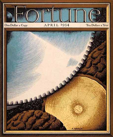 Antonio Petruccelli Fortune Magazine April 1934 Copyright | Fortune Magazine Graphic Art Covers 1930-1959