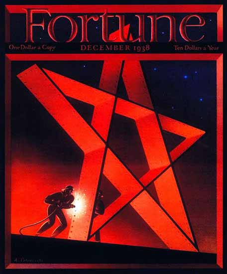 Antonio Petruccelli Fortune Magazine December 1938 Copyright | Fortune Magazine Graphic Art Covers 1930-1959