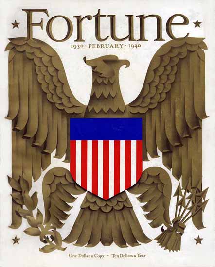 Antonio Petruccelli Fortune Magazine February 1940 Copyright | Fortune Magazine Graphic Art Covers 1930-1959