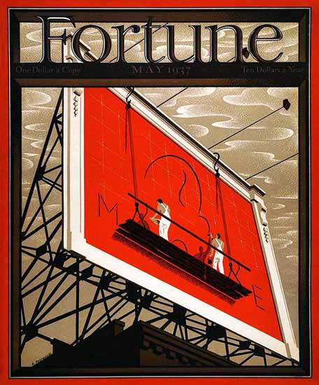 Antonio Petruccelli Fortune Magazine May 1937 Copyright | Fortune Magazine Graphic Art Covers 1930-1959