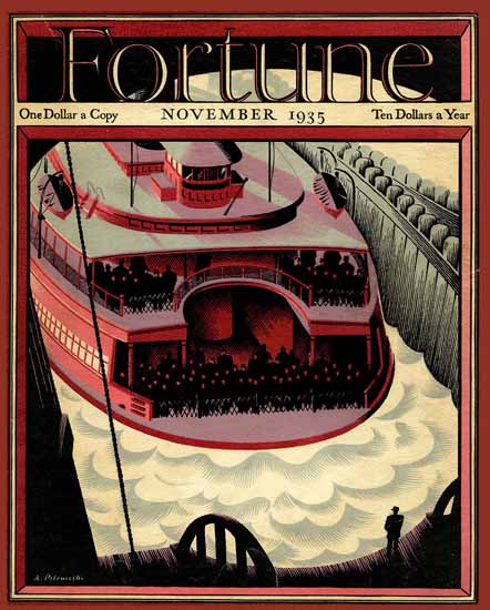 Antonio Petruccelli Fortune Magazine November 1935 Copyright | Fortune Magazine Graphic Art Covers 1930-1959